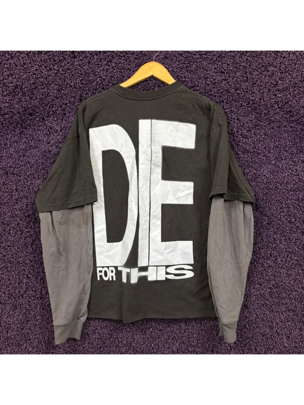 Syd Die For This Layered L/S Shirt Size Large